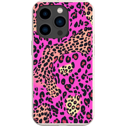 Stepping Green Phone Case Pink Cheetah and Leopard Bio Case