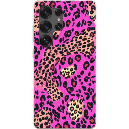 Stepping Green Phone Case Pink Cheetah and Leopard Bio Case