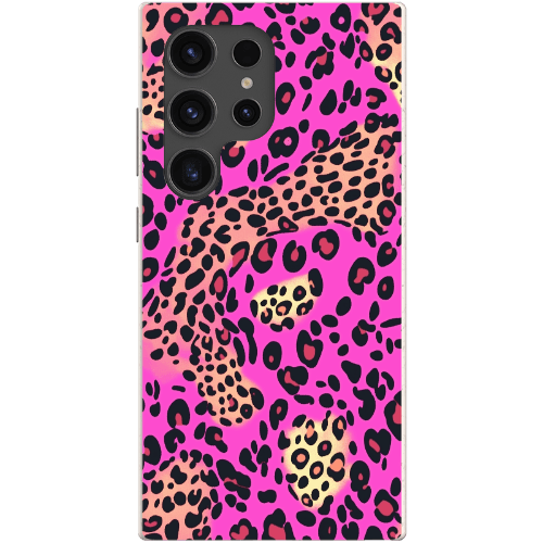 Stepping Green Phone Case Pink Cheetah and Leopard Bio Case