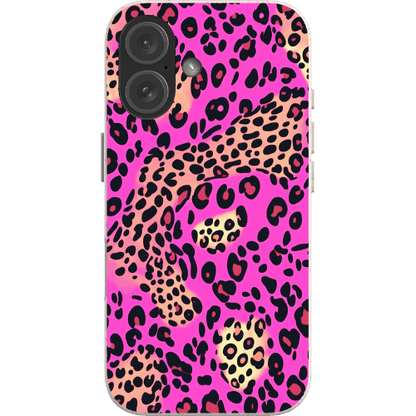 Stepping Green Phone Case Pink Cheetah and Leopard Bio Case