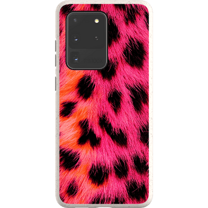 Stepping Green Phone Case Pink Cheetah Bio Case