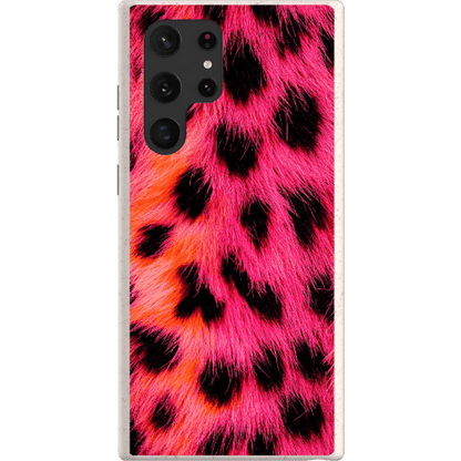 Stepping Green Phone Case Pink Cheetah Bio Case
