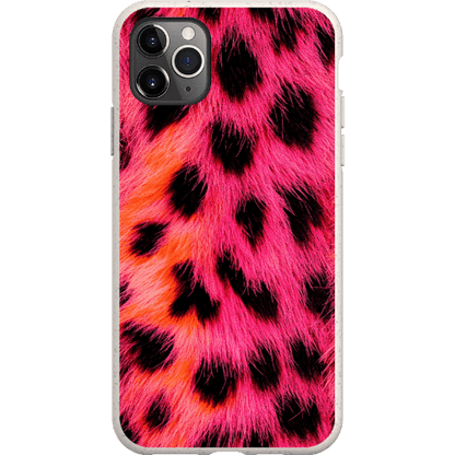 Stepping Green Phone Case Pink Cheetah Bio Case