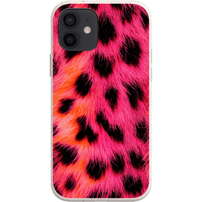 Stepping Green Phone Case Pink Cheetah Bio Case