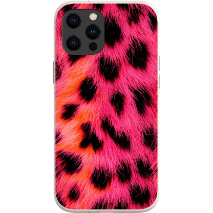 Stepping Green Phone Case Pink Cheetah Bio Case
