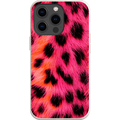 Stepping Green Phone Case Pink Cheetah Bio Case