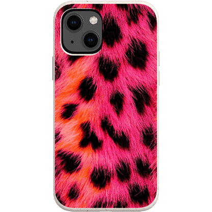 Stepping Green Phone Case Pink Cheetah Bio Case