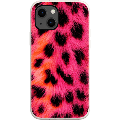 Stepping Green Phone Case Pink Cheetah Bio Case