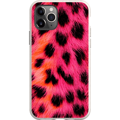 Stepping Green Phone Case Pink Cheetah Bio Case