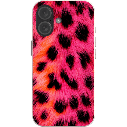 Stepping Green Phone Case Pink Cheetah Bio Case