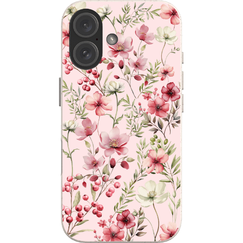 Stepping Green Phone Case Pink Rose Floral Bio Case