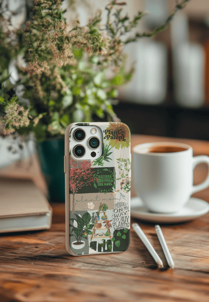 Stepping Green Phone Case Plant Mood Board 2 Bio Case