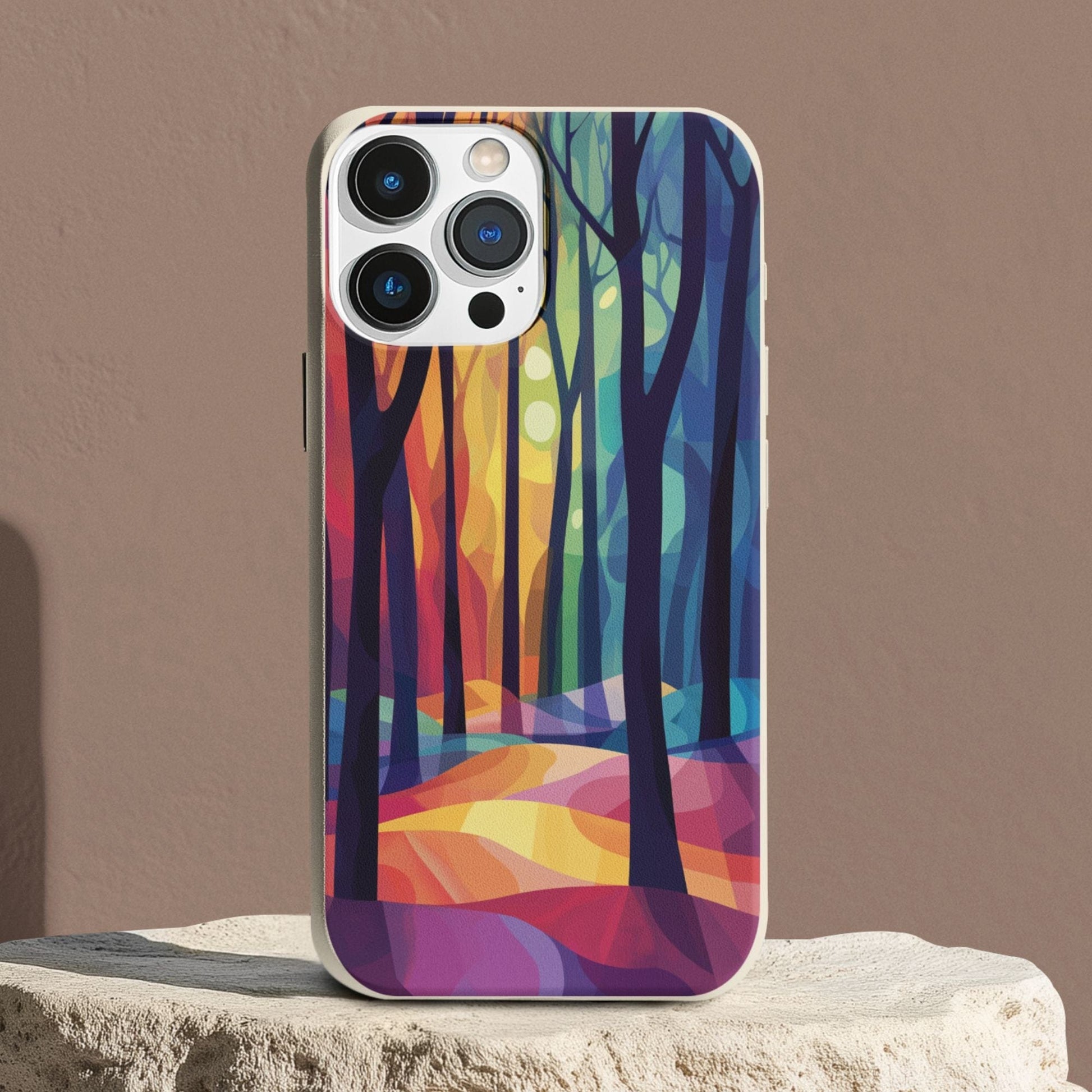 Stepping Green Phone Case Rainbow Forest Bio Case