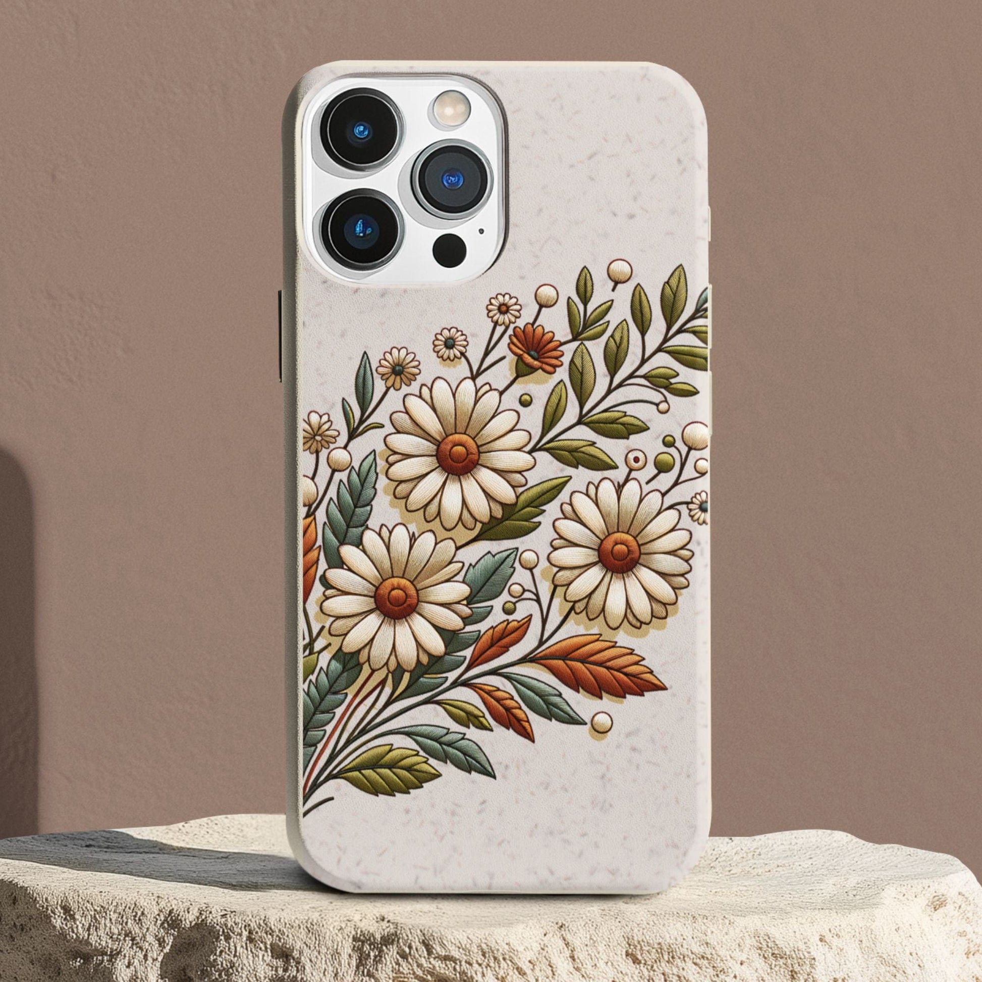 Stepping Green Phone Case Retro Daisy Bio Case