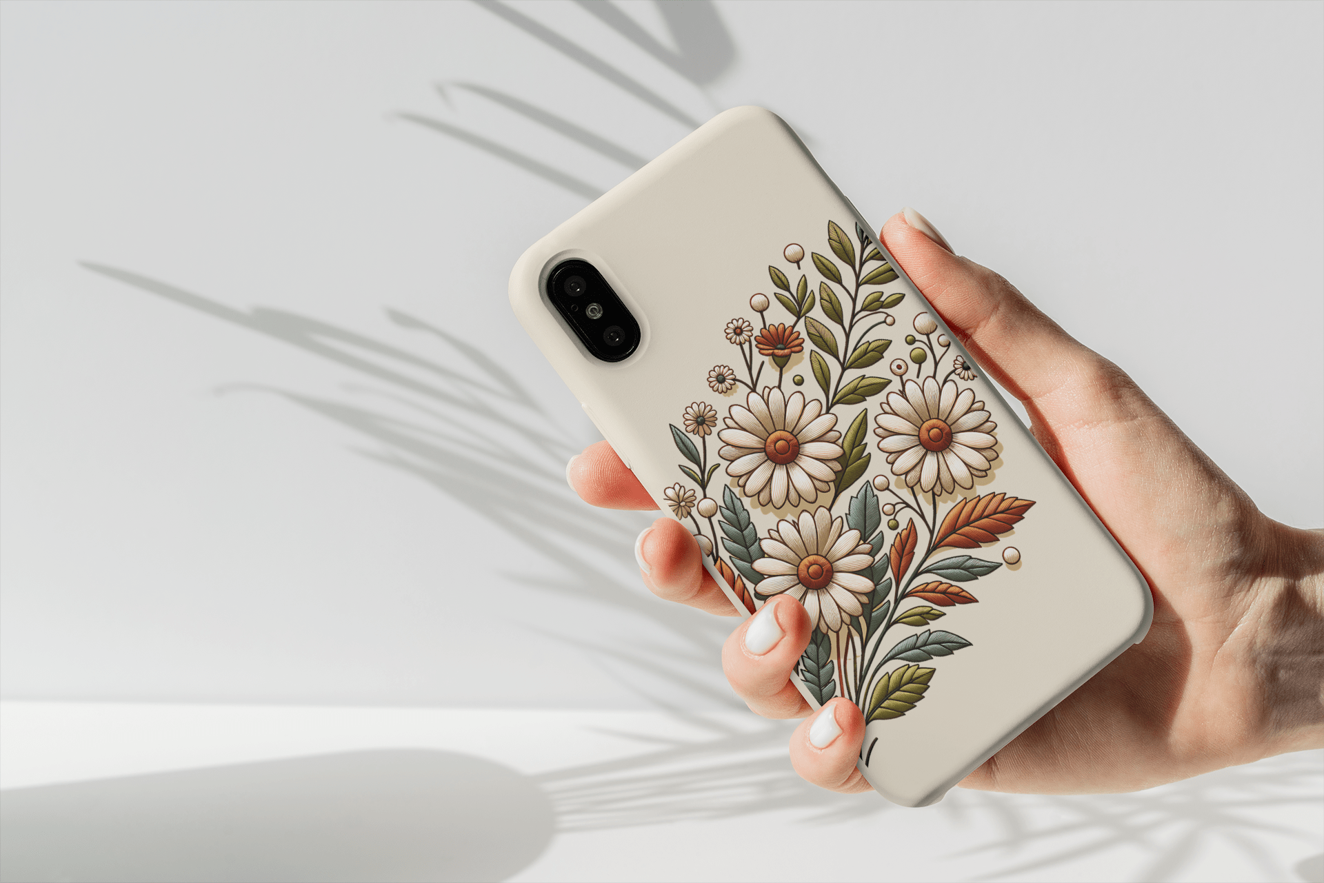 Stepping Green Phone Case Retro Daisy Bio Case