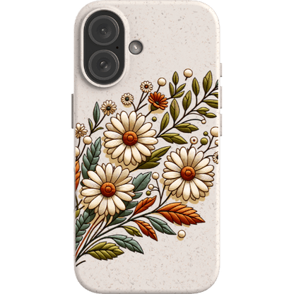 Stepping Green Phone Case Retro Daisy Bio Case