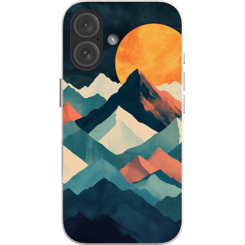 Stepping Green Phone Case Retro Mountain Sunset Bio Case