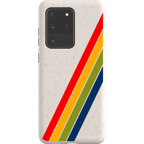 Stepping Green Phone Case Retro Stripes Diagonal Bio Case