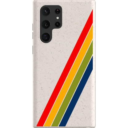 Stepping Green Phone Case Retro Stripes Diagonal Bio Case