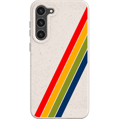 Stepping Green Phone Case Retro Stripes Diagonal Bio Case