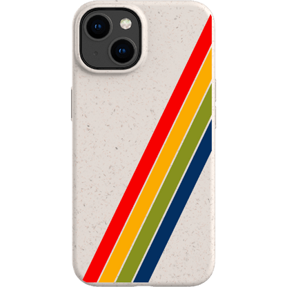 Stepping Green Phone Case Retro Stripes Diagonal Bio Case