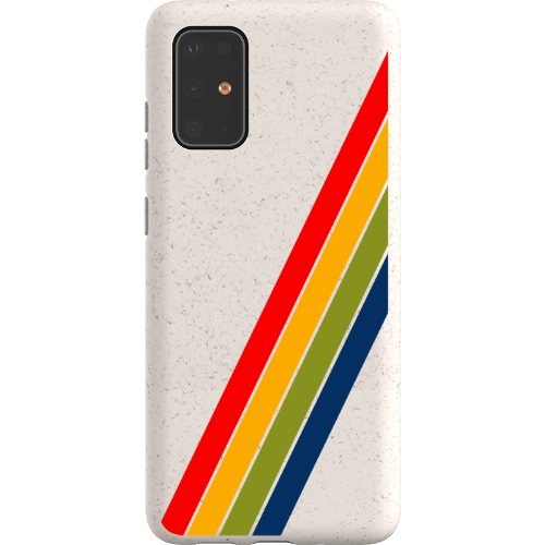 Stepping Green Phone Case Retro Stripes Diagonal Bio Case