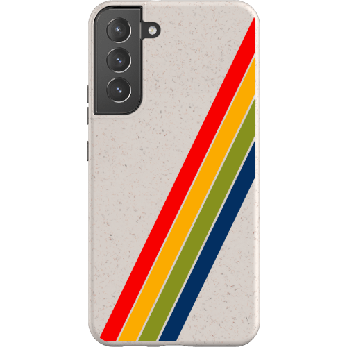 Stepping Green Phone Case Retro Stripes Diagonal Bio Case
