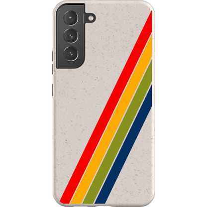 Stepping Green Phone Case Retro Stripes Diagonal Bio Case