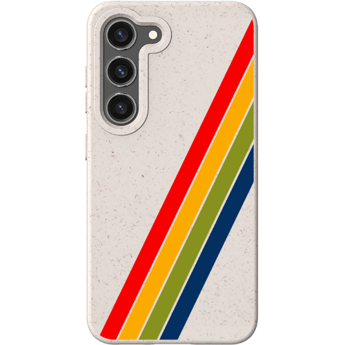 Stepping Green Phone Case Retro Stripes Diagonal Bio Case