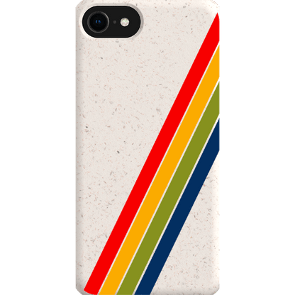 Stepping Green Phone Case Retro Stripes Diagonal Bio Case