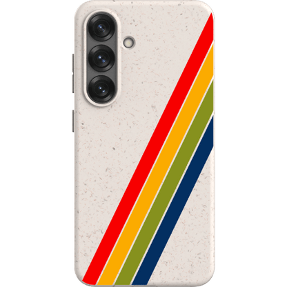 Stepping Green Phone Case Retro Stripes Diagonal Bio Case
