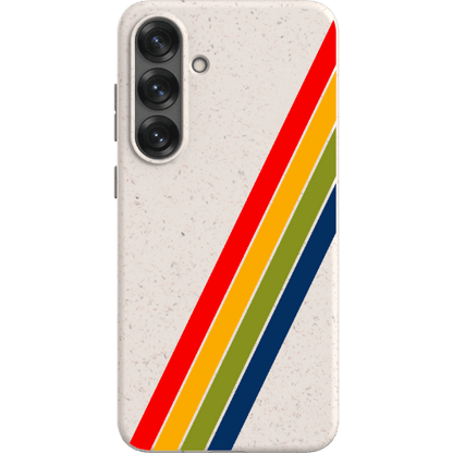 Stepping Green Phone Case Retro Stripes Diagonal Bio Case