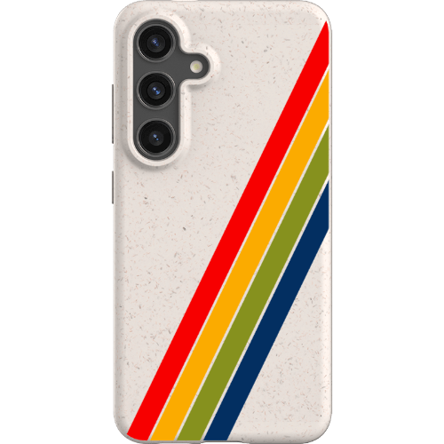 Stepping Green Phone Case Retro Stripes Diagonal Bio Case