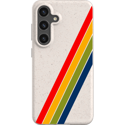 Stepping Green Phone Case Retro Stripes Diagonal Bio Case