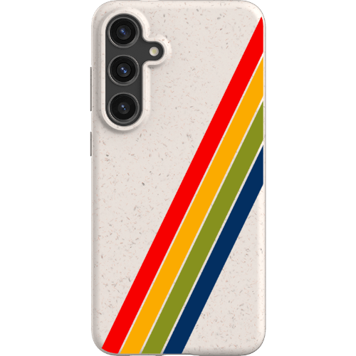Stepping Green Phone Case Retro Stripes Diagonal Bio Case