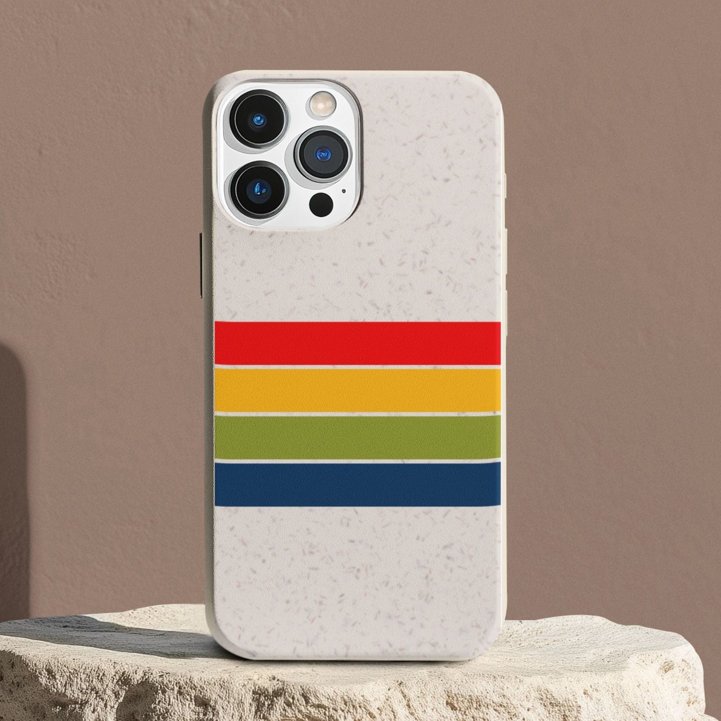 Stepping Green Phone Case Retro Stripes Horizontal Bio Case