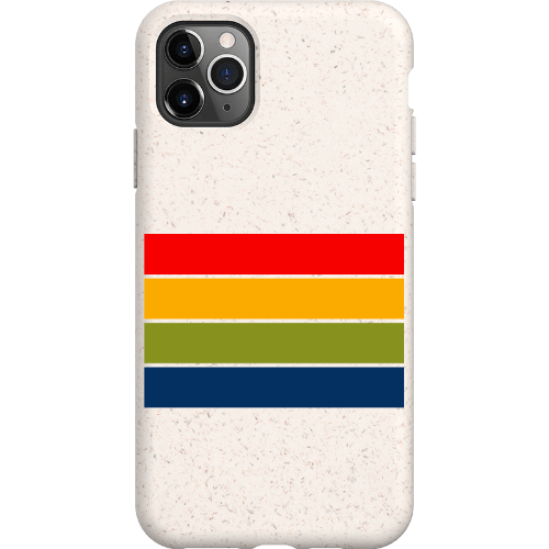 Stepping Green Phone Case Retro Stripes Horizontal Bio Case