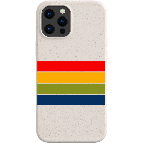 Stepping Green Phone Case Retro Stripes Horizontal Bio Case