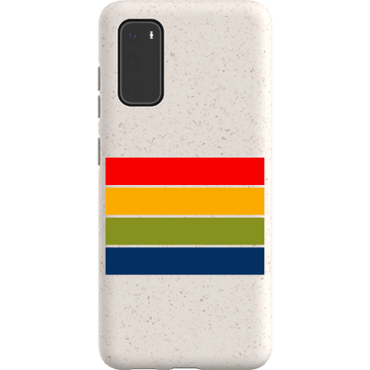 Stepping Green Phone Case Retro Stripes Horizontal Bio Case