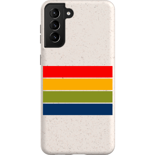 Stepping Green Phone Case Retro Stripes Horizontal Bio Case