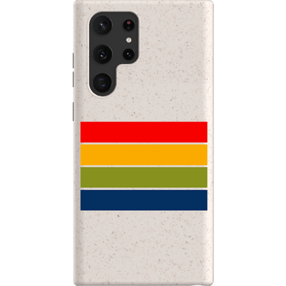Stepping Green Phone Case Retro Stripes Horizontal Bio Case