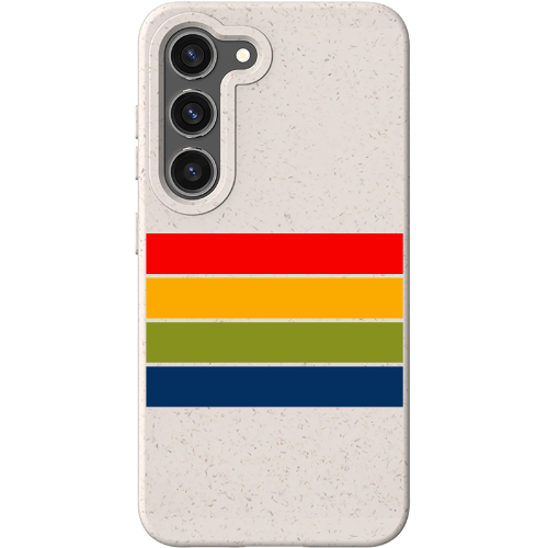 Stepping Green Phone Case Retro Stripes Horizontal Bio Case