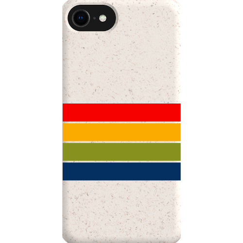 Stepping Green Phone Case Retro Stripes Horizontal Bio Case