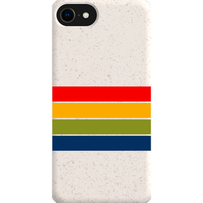 Stepping Green Phone Case Retro Stripes Horizontal Bio Case