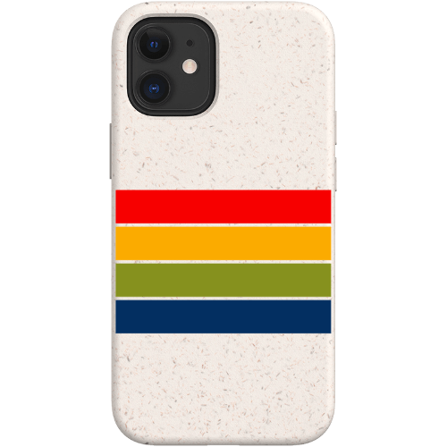 Stepping Green Phone Case Retro Stripes Horizontal Bio Case