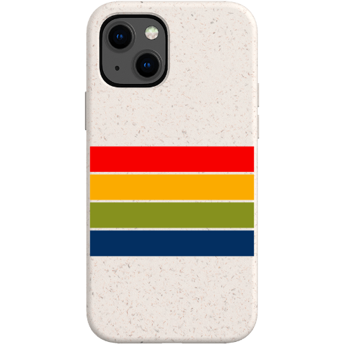 Stepping Green Phone Case Retro Stripes Horizontal Bio Case
