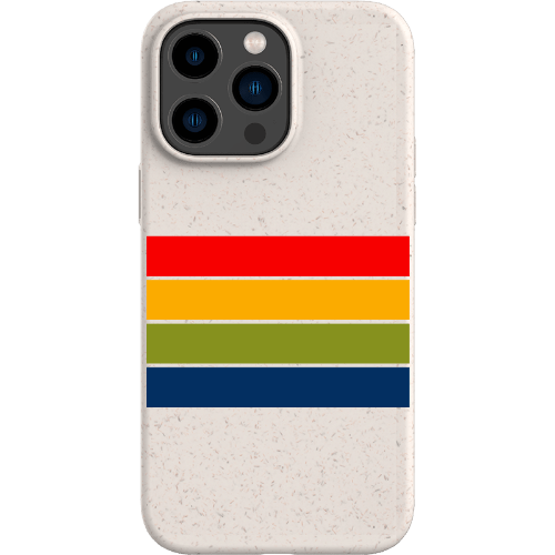 Stepping Green Phone Case Retro Stripes Horizontal Bio Case