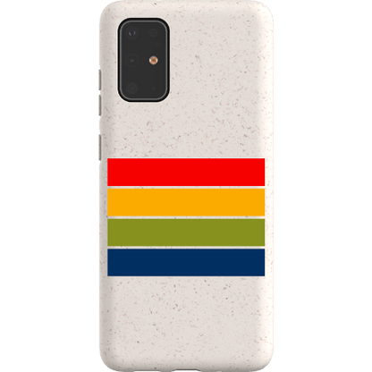 Stepping Green Phone Case Retro Stripes Horizontal Bio Case