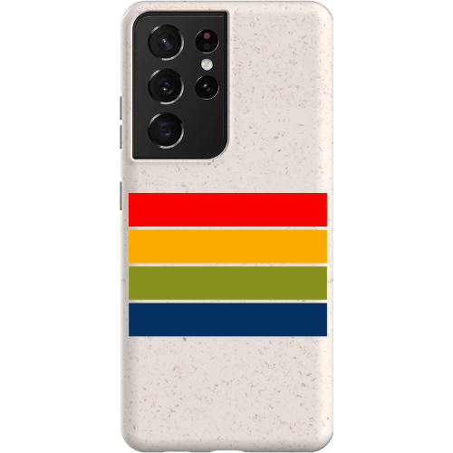 Stepping Green Phone Case Retro Stripes Horizontal Bio Case