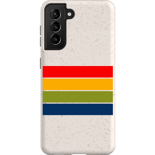 Stepping Green Phone Case Retro Stripes Horizontal Bio Case